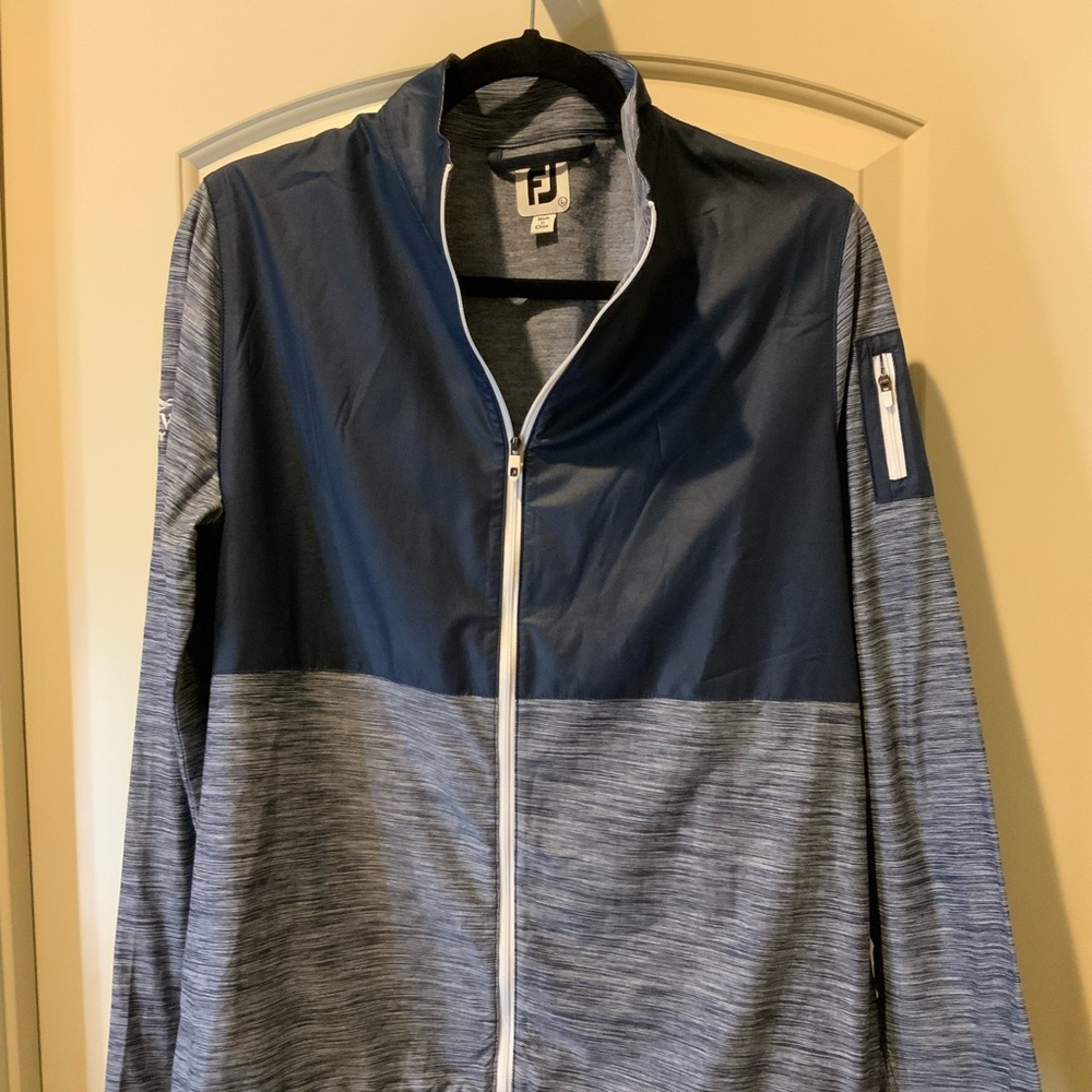 Women’s FootJoy Heathered Blue and Gray Jacket